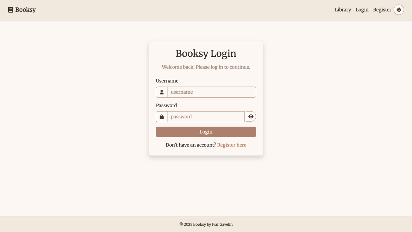 Booksy Project Screenshot
